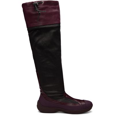 Kiko Kostadinov Kiko Kostadinov Brown & Burgundy Avocet Leather Tall Boots