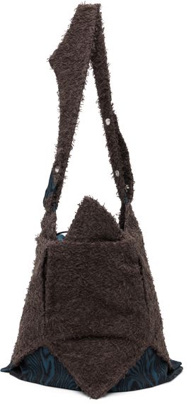 Kiko Kostadinov Kiko Kostadinov Brown & Navy Kaleidoscope Bag