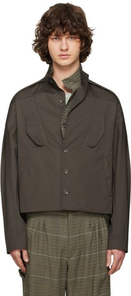 Kiko Kostadinov Kiko Kostadinov Brown Egreta Jacket