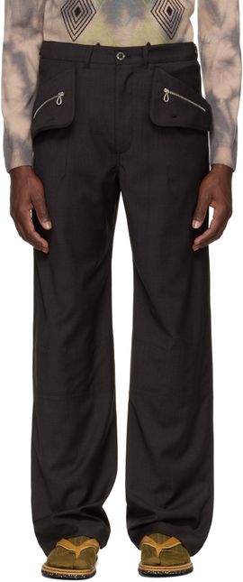 Kiko Kostadinov Kiko Kostadinov Brown Komlo Trousers