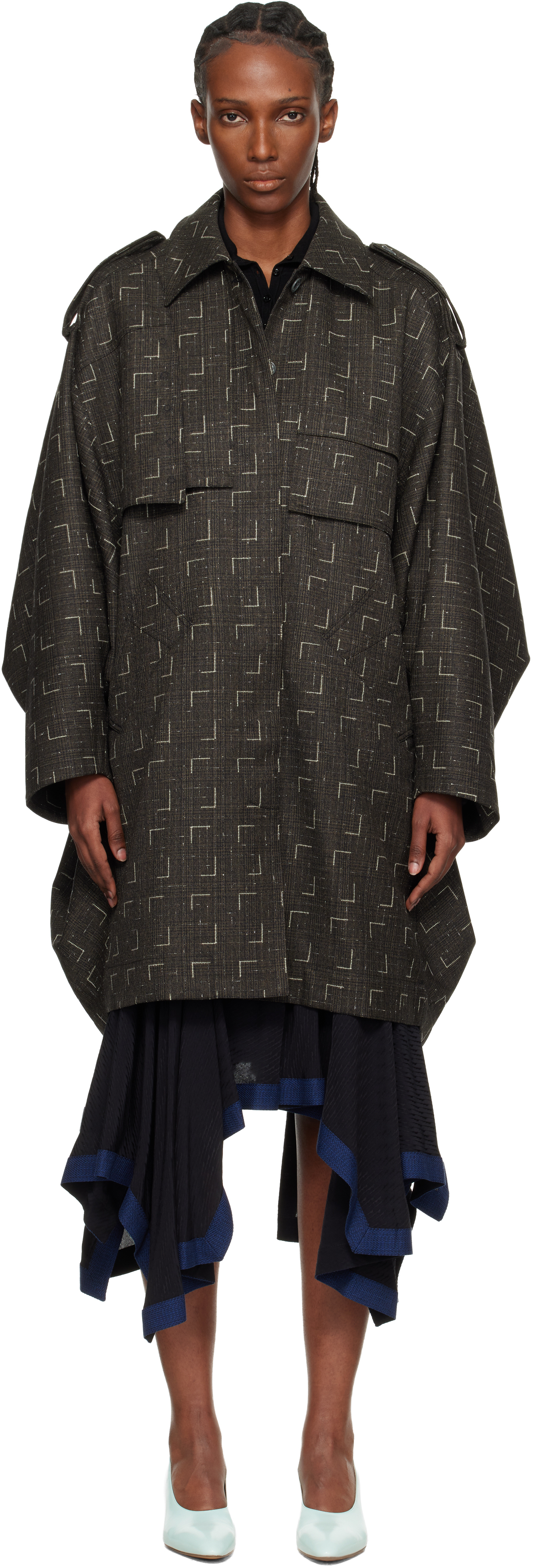 Kiko Kostadinov - Gray Jarocka Overshirt
