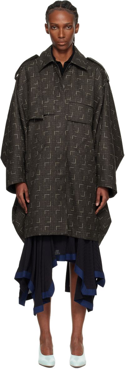 Kiko Kostadinov Kiko Kostadinov Brown Statsinger Coat