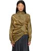 Kiko Kostadinov Kiko Kostadinov Gold Jacana Blouse - 1