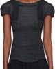 Kiko Kostadinov Kiko Kostadinov Gray Compass Jersey Blouse - 1