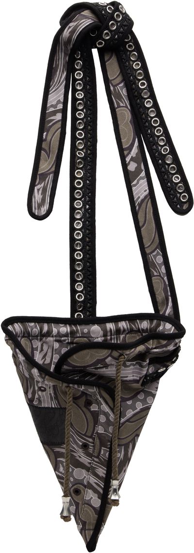 Kiko Kostadinov Kiko Kostadinov Gray Hatha Jersey Bag