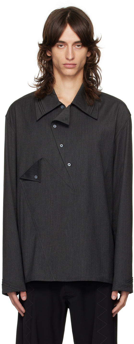 Kiko Kostadinov - Gray Jarocka Overshirt