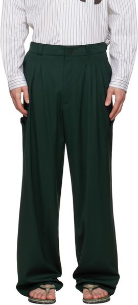 Kiko Kostadinov Kiko Kostadinov Green Andras Formal Trousers