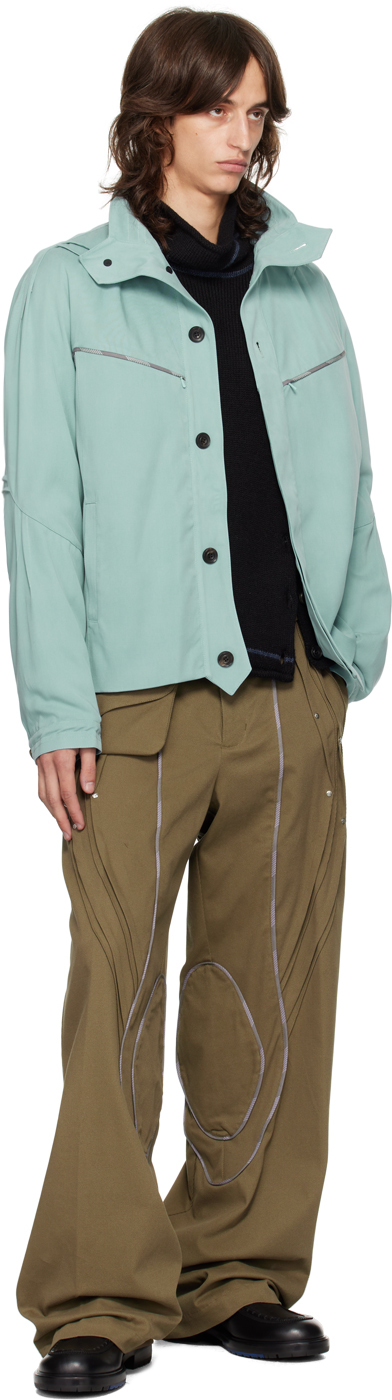 Kiko Kostadinov - Green Chalice Trousers