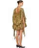 Kiko Kostadinov Kiko Kostadinov Khaki & Gold Kestrel Minidress - 3