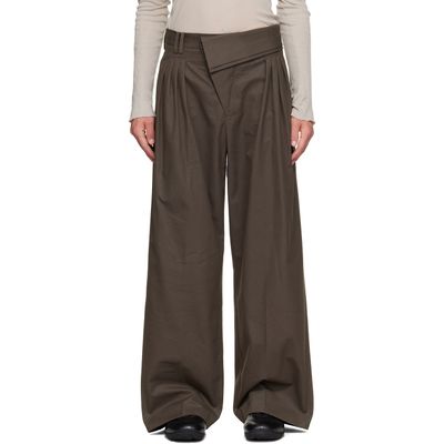Kiko Kostadinov Kiko Kostadinov Khaki Dieze Wide Trousers