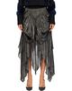 Kiko Kostadinov Kiko Kostadinov Khaki Oriole Drape Midi Skirt - 1