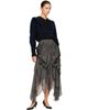 Kiko Kostadinov Kiko Kostadinov Khaki Oriole Drape Midi Skirt - 4
