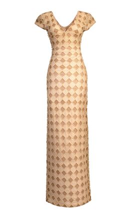 Kilentar - Eti BeadEmbellished Silk Chiffon Maxi Dress