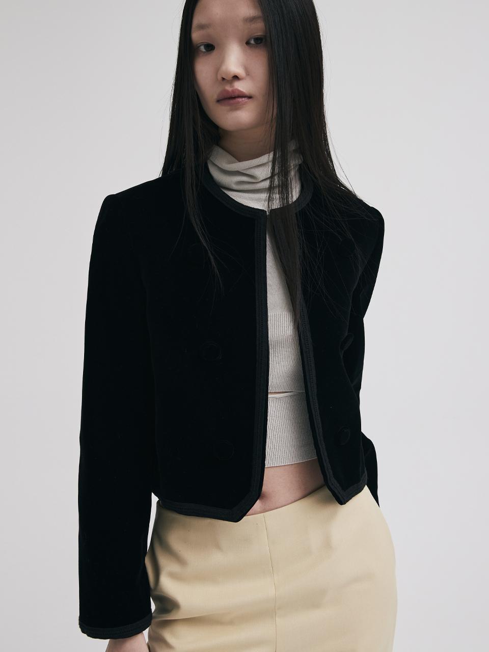 KILO Classic Velvet Tape Jacket [Black]