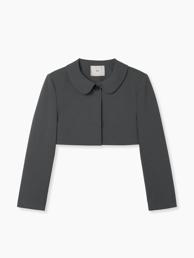 KILO CROPPED WOOL JACKET_GRAY