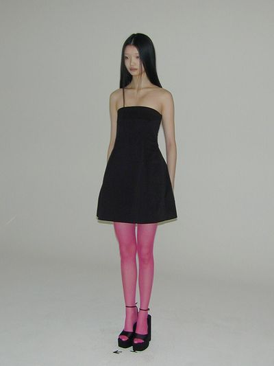 KILO MINI BELL DRESS_BLACK