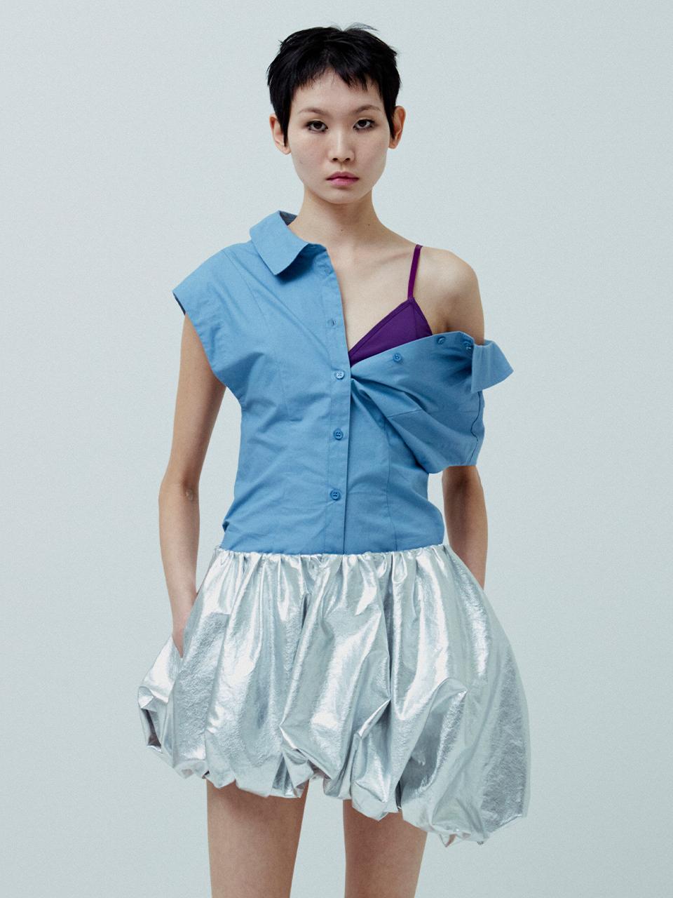 KILO OPEN TIE SHIRT_BLUE