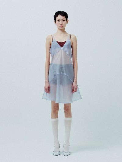 KILO SHEER SLIP DRESS_BLUE