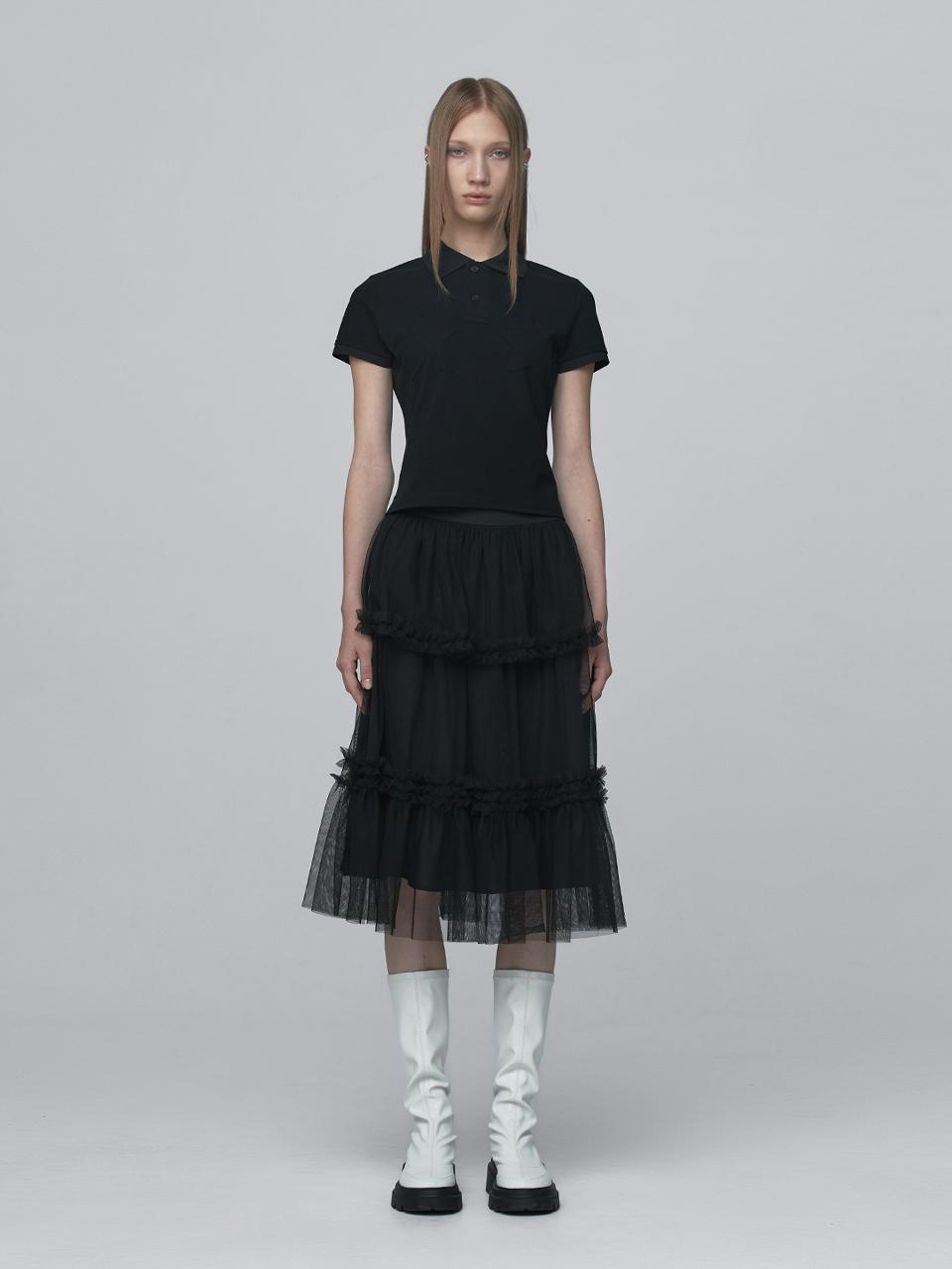 KILO TUTU MIDI SKIRT_BLACK