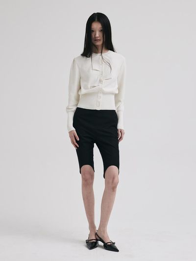 KILO WOOL BIKER PANTS_BLACK