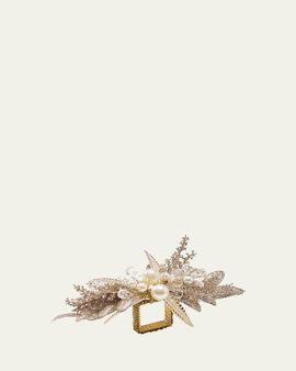 Kim Seybert Gilded Spray Napkin Ring