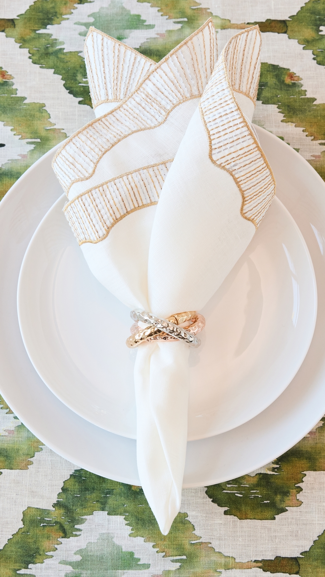 Kim Seybert Frame Napkin - Thumbnail 5