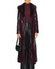 Kim Shui Kim Shui Bordeaux Faux Fur Collar Coat - 2