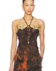 Kim Shui Kim Shui Burnt Orange Corset - 1