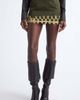 KIM SHUI KIM SHUI Chi Jacquard Miniskirt - 1