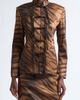 KIM SHUI KIM SHUI Chudeir Tiger Print Silk Blend Satin Jacket  - 1