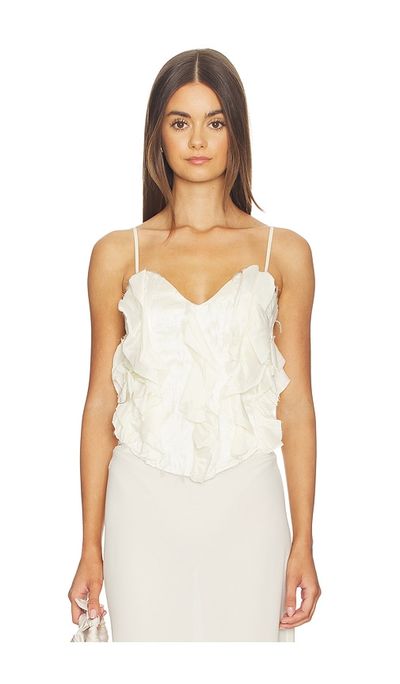 Kim Shui Kim Shui Emma Lace Up Bustier Top