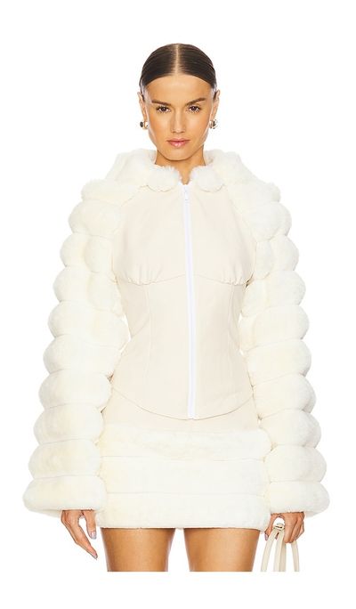 Kim Shui Kim Shui Faux Fur Hooded Jacket