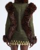 KIM SHUI KIM SHUI Faux Fur Trim Chinese Brocade Jacket - 3