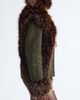 KIM SHUI KIM SHUI Faux Fur Trim Chinese Brocade Jacket - 4