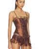 Kim Shui Kim Shui Frontier Lace-up Corset Top - 2