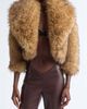 KIM SHUI KIM SHUI Georgia Moon Faux Fur Jacket - 1