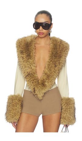 Kim Shui Kim Shui Lily Deep V Bodysuit