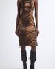 KIM SHUI KIM SHUI Meredith Tiger Dress  - 1