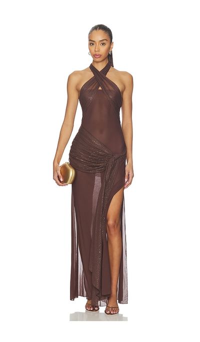 knee length dresses for ladies AvA Women's Sophia Mini Mesh Dress in Toile Reef – AlavonAuersperg.com main image 0