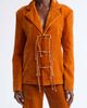 KIM SHUI KIM SHUI Silvia Oversize Silk Blend Velvet Blazer - 1