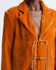 KIM SHUI KIM SHUI Silvia Oversize Silk Blend Velvet Blazer - 5