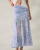 Kimchi Blue Kimchi Blue All About Town Godet Maxi Skirt in Mulberry, Women's at Urban Outfitters - 2