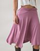 Kimchi Blue Kimchi Blue Andi Asymmetric Hanky Hem Midi Skirt in Mauve, Women's at Urban Outfitters - 1