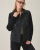 Kimchi Blue Kimchi Blue Annabel Babydoll Knit Sleeve Peacoat Jacket in Grey, Women's at Urban Outfitters - 1