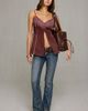 Kimchi Blue Kimchi Blue Ashleigh Split-Front Lace Trim Tunic Cami in Plum, Women's at Urban Outfitters - 4