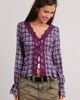 Kimchi Blue Kimchi Blue Aurelia Long Sleeve Lace Trim Blouse in Blue, Women's at Urban Outfitters - 1