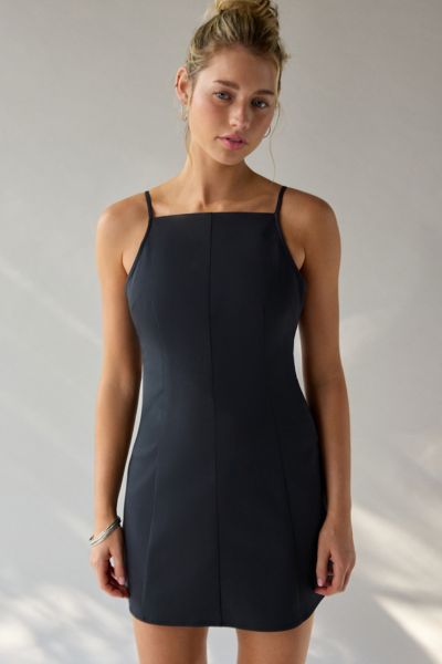 flare dress short Nova Yellow Fit and Flare Dress main image 1