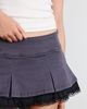 Kimchi Blue Kimchi Blue Bustle Up Pleated Mini Skirt in Black, Women's at Urban Outfitters - 2
