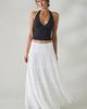 Kimchi Blue Kimchi Blue Carly Tiered Drop Waist Maxi Skirt in White, Women's at Urban Outfitters - 2