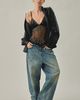 Kimchi Blue Kimchi Blue Celia Embellished Sheer Chiffon Babydoll Cami in Black, Women's at Urban Outfitters - 2
